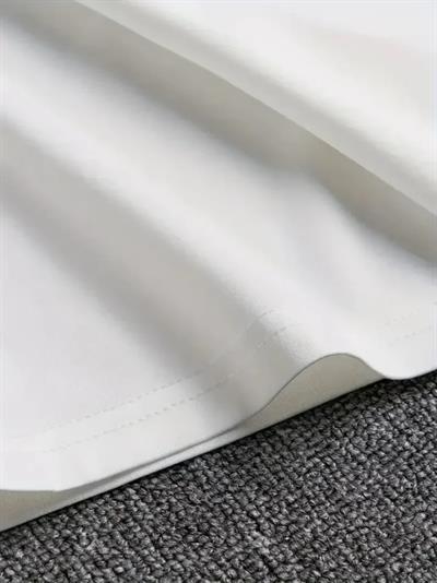 Erkek Baskılı Bisiklet Yaka Erkek T-shirt - Beyaz