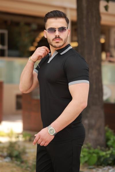 Erkek Hemşire Yaka Kısa Kollu Tişört