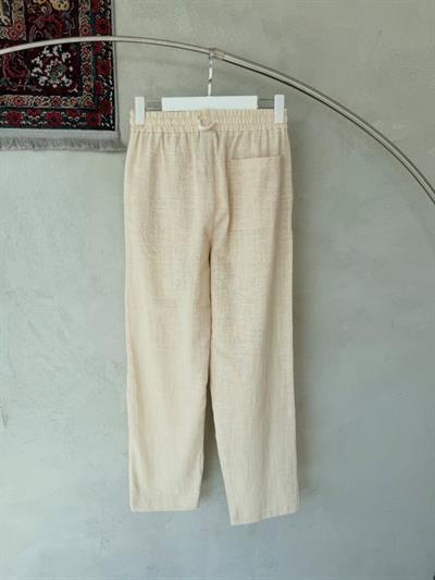 Erkek İthal Yıkamalı Keten Pantolon