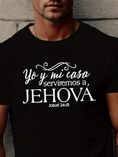 Erkek Jehova Baskılı Süprem T-shirt