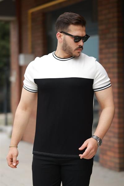 Erkek Parçalı Renk Oysho Kumaş Kısa Kollu Tişört