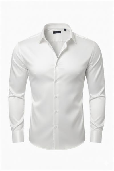 Erkek Saten Klasik Gömlek