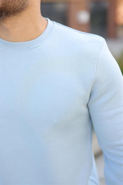 Erkek Üç İplik Şardonlu Sweatshirt