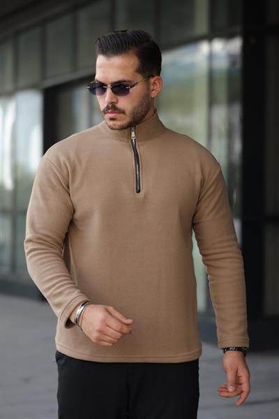 Erkek Zip Yaka Polar Sweat