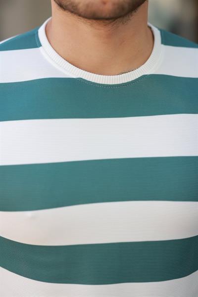 Erkek çift Renk Pamuklu örme Kumaş Kısa Kollu T-shirt