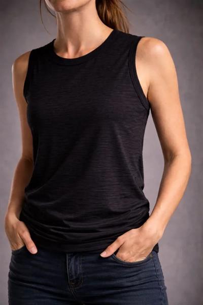 Flamlı Kumaş Sıfır Kolsuz Atlet Basic Spor Üst, Günlük Ve Fitness Kullanımına Uygun - Siyah