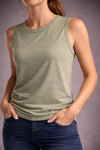 Flamlı Kumaş Sıfır Kolsuz Atlet Basic Spor Üst, Günlük Ve Fitness Kullanımına Uygun - Mint Yeşili