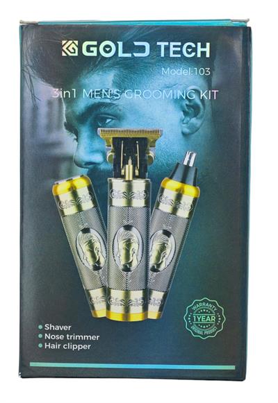 Gt-103   Gold Tech 3İn1 Şarjlı Traş Makinesi