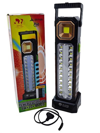 Kırgıl Solar Şarjlı 8W+20+17 Led Fener Işıldak