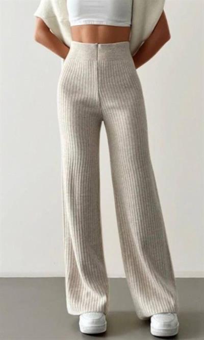 Kadın Kaşkorse Bol Paça Pantolon