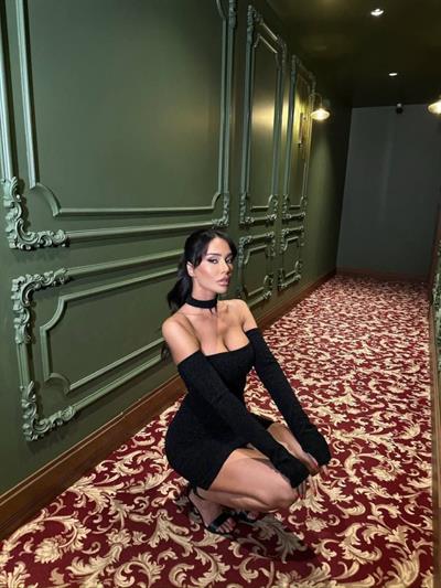 Kadın Madonna Yaka Simli Flower Kumaş Mini Elbise