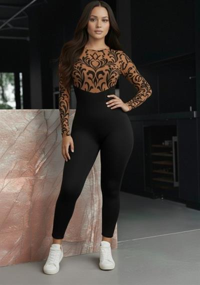 Kadın Siyah Krep Kumaş Pantolon