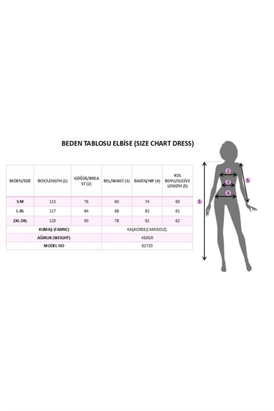 Kadın Uzun Kollu önden Düğmeli Cep Detaylı Midi Kaşkorse Elbise