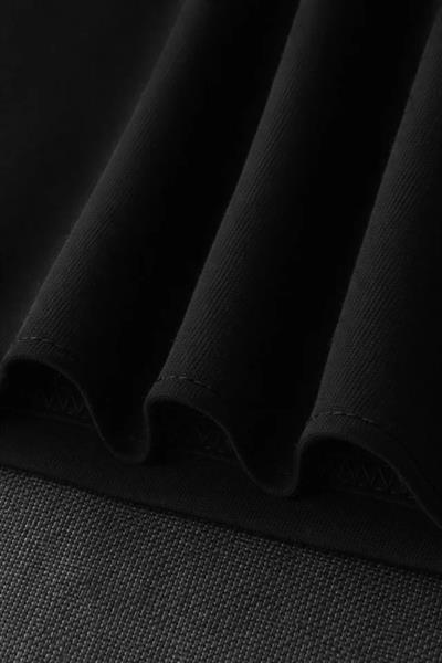 Kadınlar Için Siyah Kedi Grafik Tişört - Oversize Kısa Kollu Üst Nefes Alabilir - Siyah