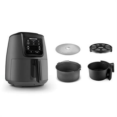 Karaca Air Pro Cook 3 İn 1 XL Ev Yemeği, Közleme, Airfryer Space Gray 4L
