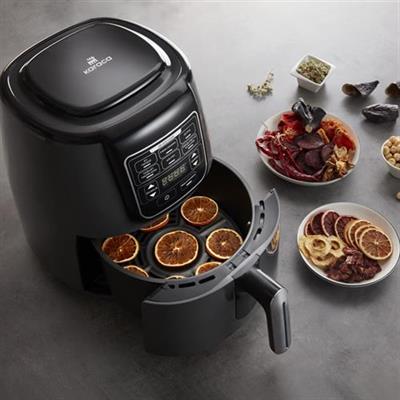 Karaca Air Pro Cook XL 2 İn 1 Konuşan Airfryer Rosegold 4L