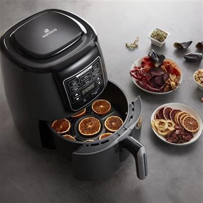 Karaca Air Pro Cook XL 2 İn 1 Konuşan Airfryer Walnut Brown