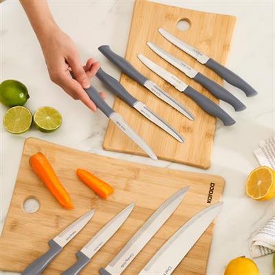 Karaca Apricot Strong 10 Parça Bıçak Seti Gri