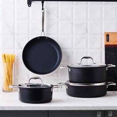 Karaca Bio Diamond Pro 7 Parça Tencere Seti Siyah