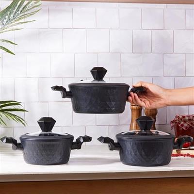 Karaca Biodiamond 6 Parça Midi Tencere Seti