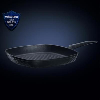 Karaca Biodiamond Antibakteriyel Kulp İndüksiyon Tabanlı Grill Tava 28 Cm
