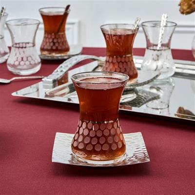 Karaca Cella Platin 40 Parça 12 Kişilik Çay Seti