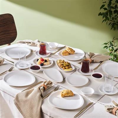 Karaca Forever Bone Cosima 26 Parça 6 Kişilik Kahvaltı Takımı