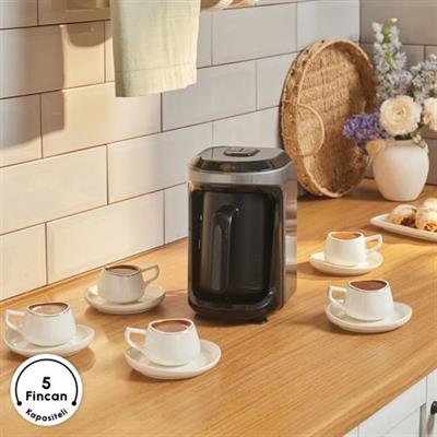 Karaca Hatır Hüps Aroma Sütlü Türk Kahve Makinesi Galaxy Gray