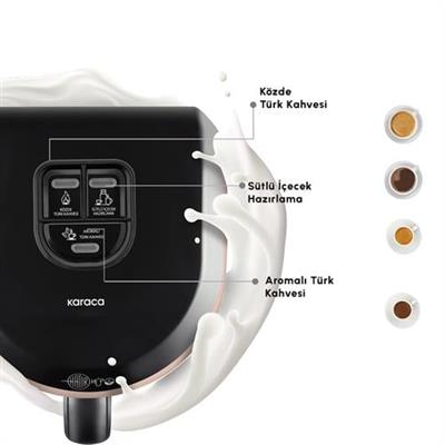 Karaca Hatır Hüps Aroma Sütlü Türk Kahve Makinesi Pearl Pink
