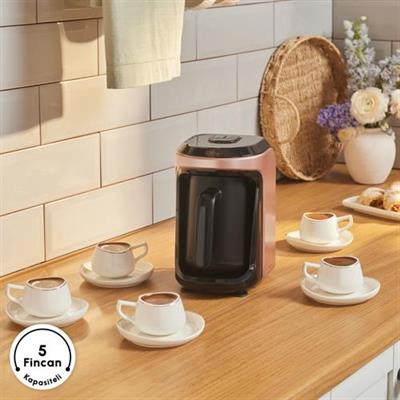 Karaca Hatır Hüps Aroma Sütlü Türk Kahve Makinesi Rosegold