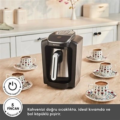 Karaca Hatır Neo Inox Çelik Cezveli Türk Kahve Makinesi