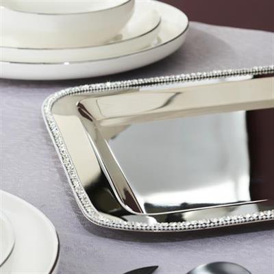 Karaca Home Majesty Dekoratif Tepsi Dikdörtgen 42X29,5 Cm