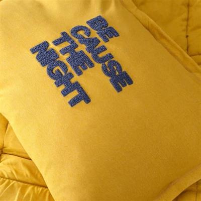 Karaca Home Motto Cotton Comfort Tek Kişilik Uyku Seti Hardal