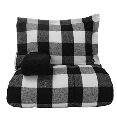 Karaca Home Mountain Siyah-Beyaz Çift Kişilik Cozy Comfort
