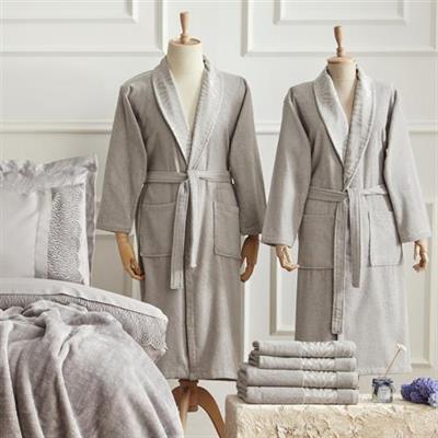 Karaca Home Nehir 14 Parça Çeyiz Seti Aile Banyo Seti Hediyeli Silver