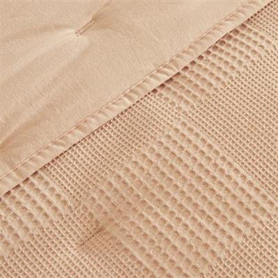 Karaca Home White Collection Perios Çift Kişilik Fırfırlı Spring Comfor  Somon