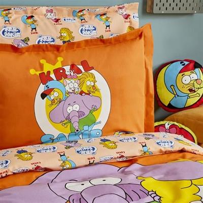 Karaca Home X Kral Şakir Süper Ekip Tek Kişilik Nevresim Takımı