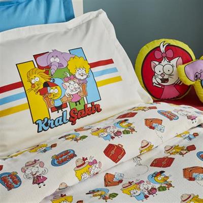 Karaca Home X Kral Şakir Travel Tek Kişilik Pike
