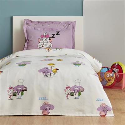 Karaca Home X Kral Şakir Yemek Savaşı Tek Kişilik Pike