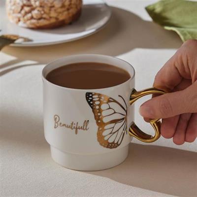 Karaca Kelebek Beauty Mug 340 Ml