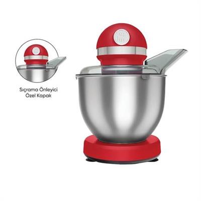 Karaca Mastermaid Chef Hamur Yoğurma Makinesi Red 1500W 5L