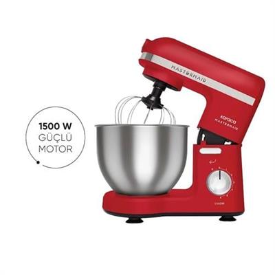 Karaca Mastermaid Chef Hamur Yoğurma Makinesi Red 1500W 5L