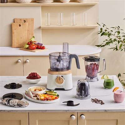 Karaca Mastermaid Power Max 11 İn 1 Mutfak Robotu 2500W Wood Craft