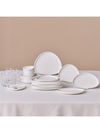 Karaca Miranda White Beyaz 26 Parça 6 Kişilik Kahvaltı Takımı