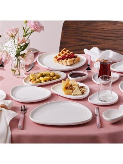 Karaca Miranda White Beyaz 26 Parça 6 Kişilik Kahvaltı Takımı