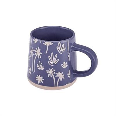 Karaca Palm Mug 380 Ml Mavi