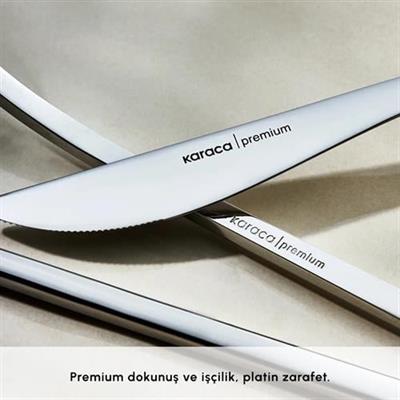 Karaca Premium View 84 Parça 12 Kişilik Kutulu Çatal Kaşık Bıçak Takımı