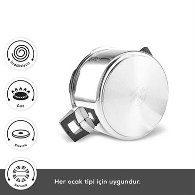 Karaca Quick And Safe İndüksiyon Tabanlı Düdüklü Tencere Seti 4+6 Lt