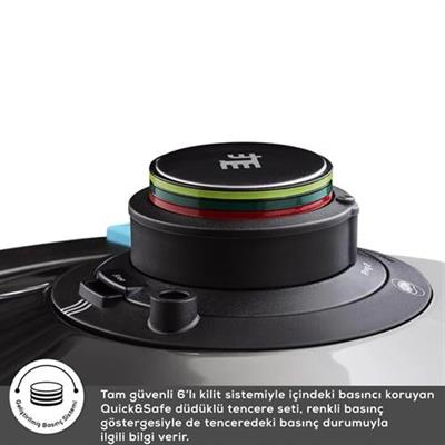 Karaca Quick And Safe İndüksiyon Tabanlı Düdüklü Tencere Seti 4+6 Lt