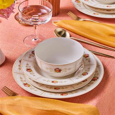 Karaca Reya 24 Parça 6 Kişilik Yemek Takımı